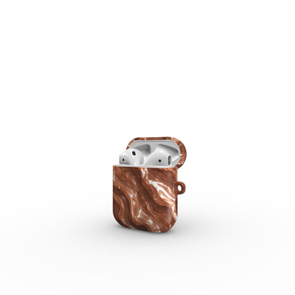 Mocha Glow Apple AirPods Tough Case